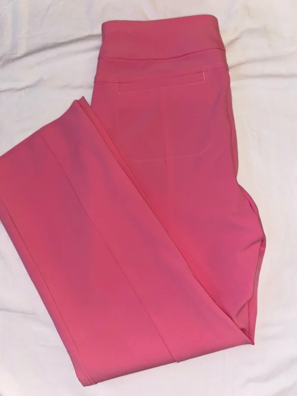 Lilly Pulitzer Bright Pink Ponte Pull-On Skinny Pants - Picture 8 of 10